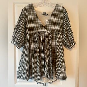 Urban Outfitters Ecote Gingham Mini Dress